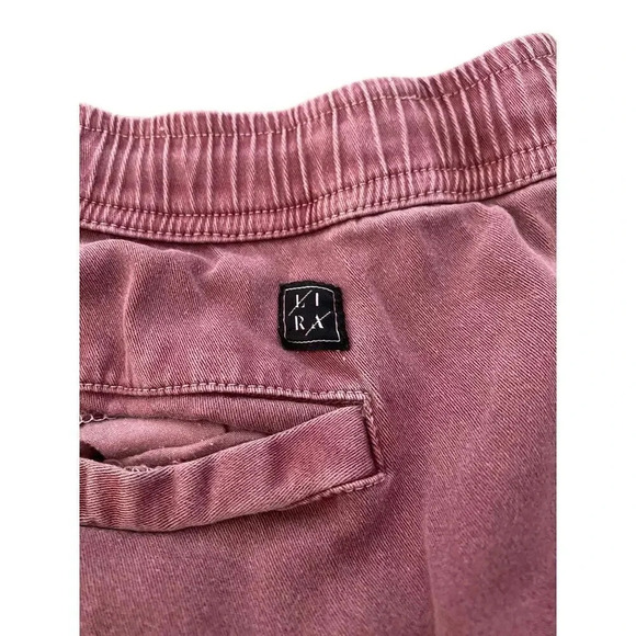 Lira Pink Drawstring Pull-On Linen Short Size XL - Picture 5 of 7